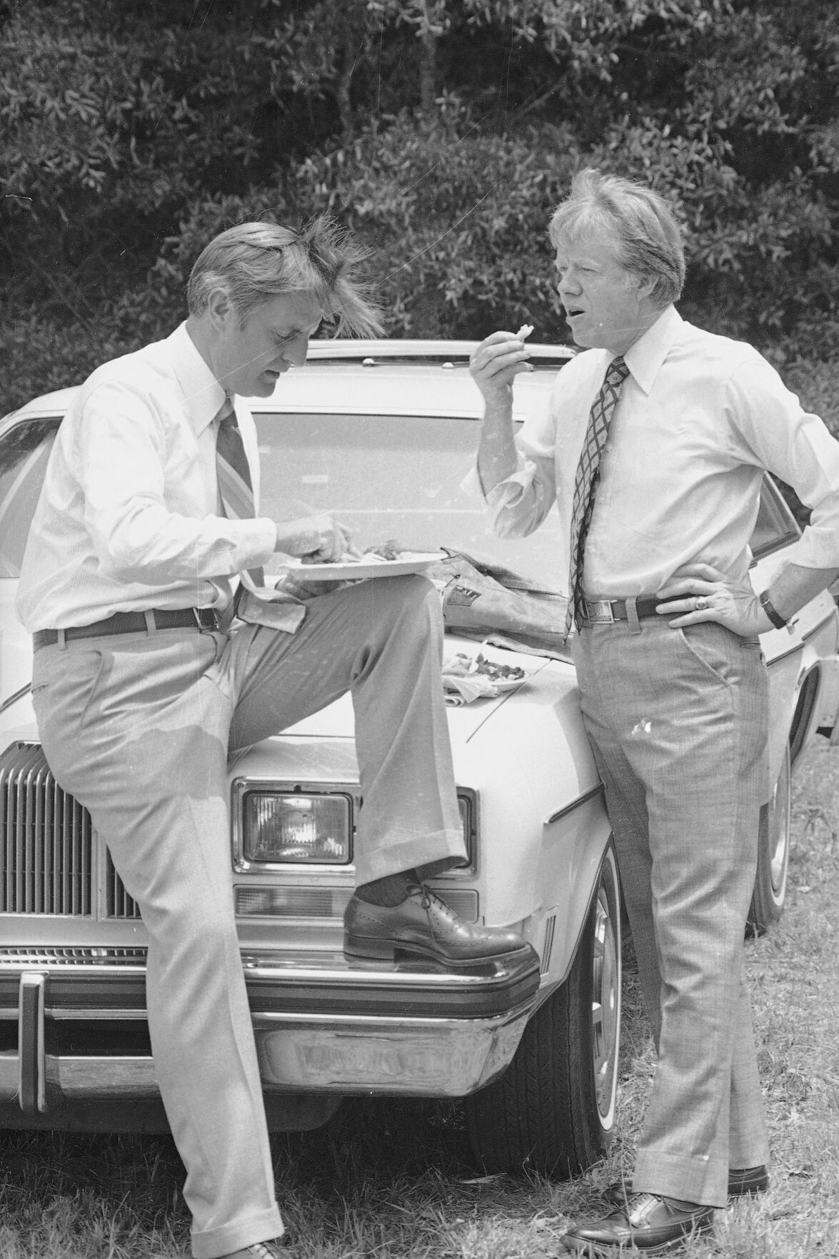 Carter And Mondale At Picnic